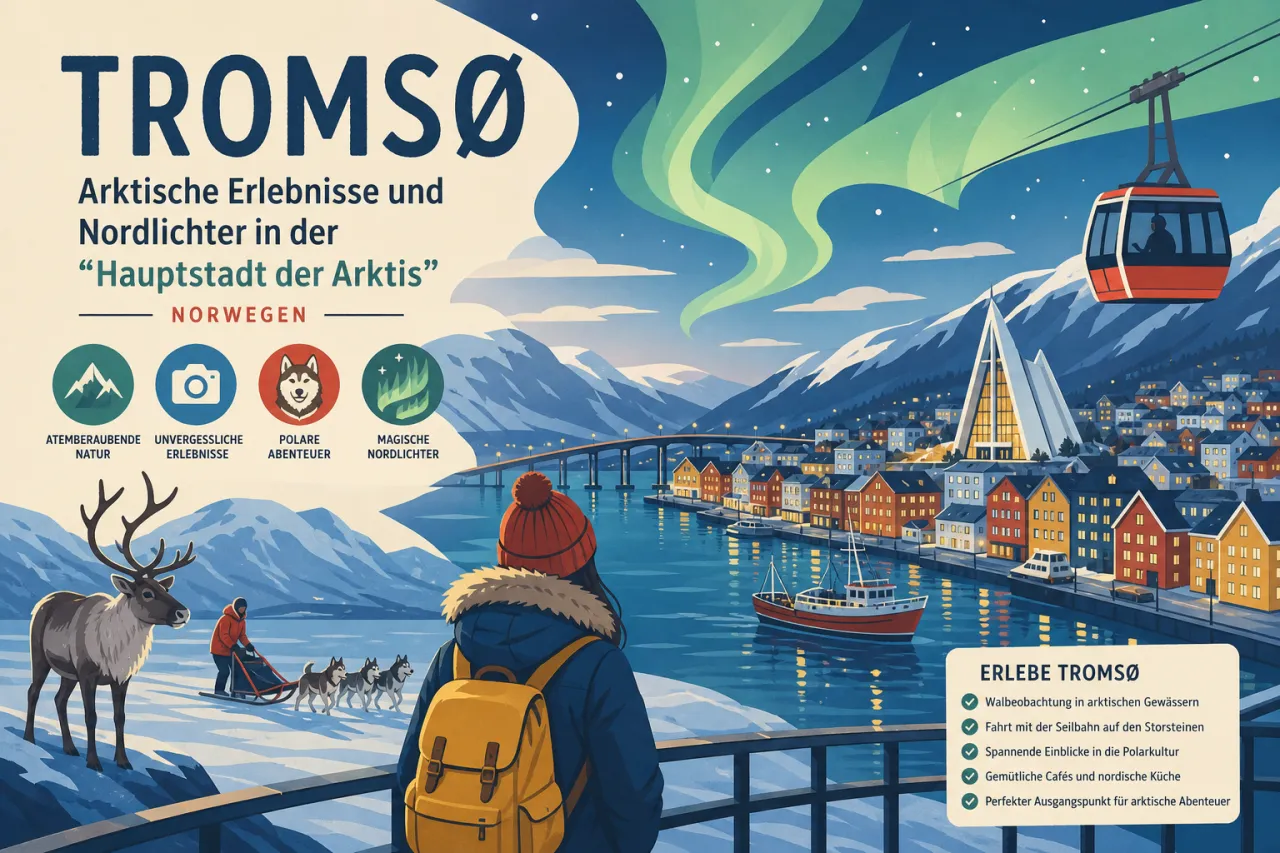 Tromsø: Arktische Erlebnisse und Nordlichter in der Hauptstadt der Arktis