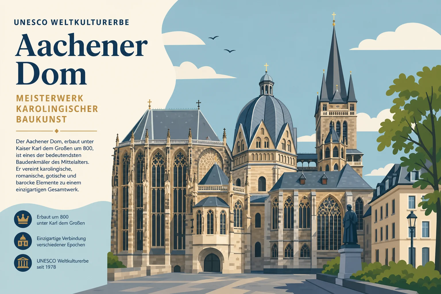 UNESCO Weltkulturerbe Aachener Dom – Meisterwerk karolingischer Baukunst