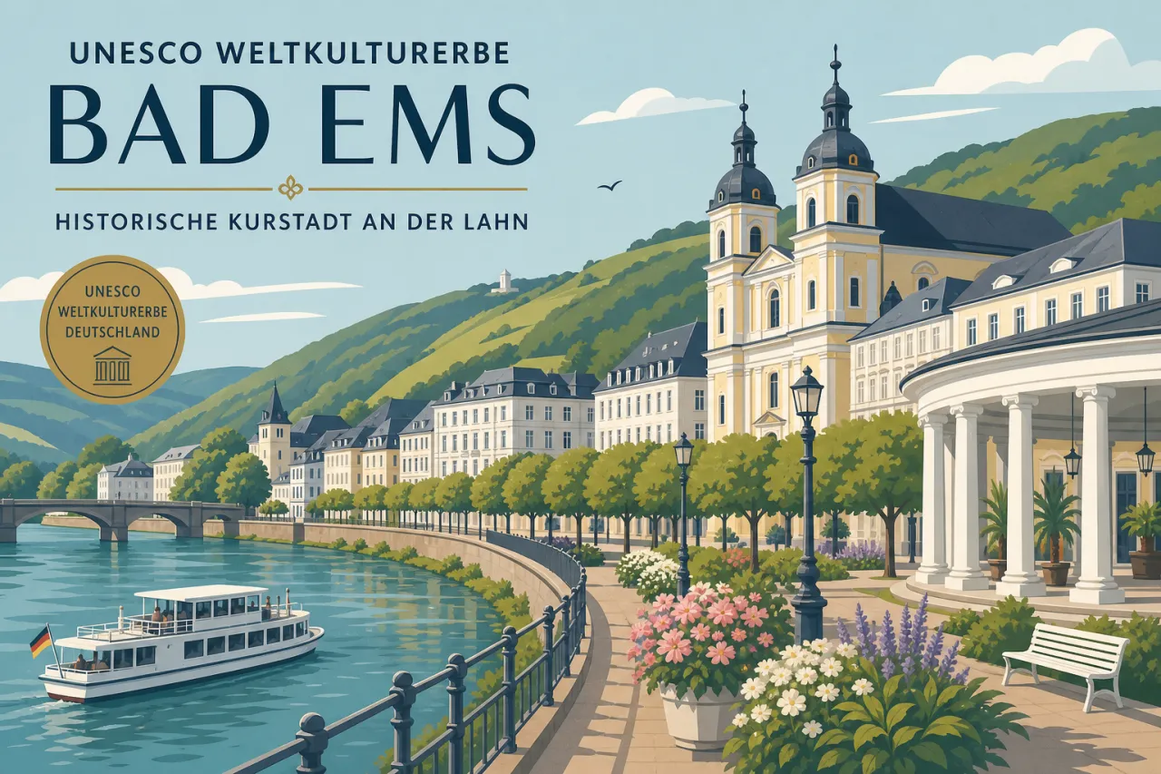 UNESCO Weltkulturerbe Bad Ems – historische Kurstadt an der Lahn
