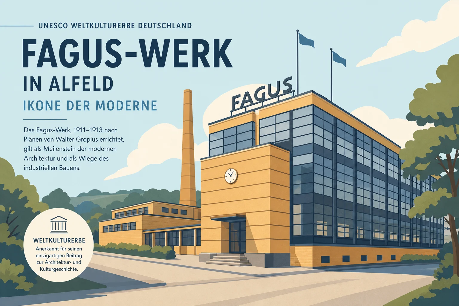 UNESCO-Welterbe Fagus-Werk in Alfeld – Ikone der Moderne