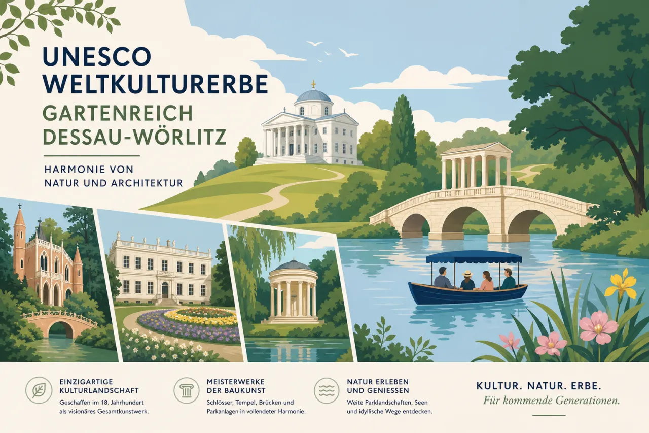 UNESCO Weltkulturerbe Gartenreich Dessau-Wörlitz – Harmonie von Natur und Architektur