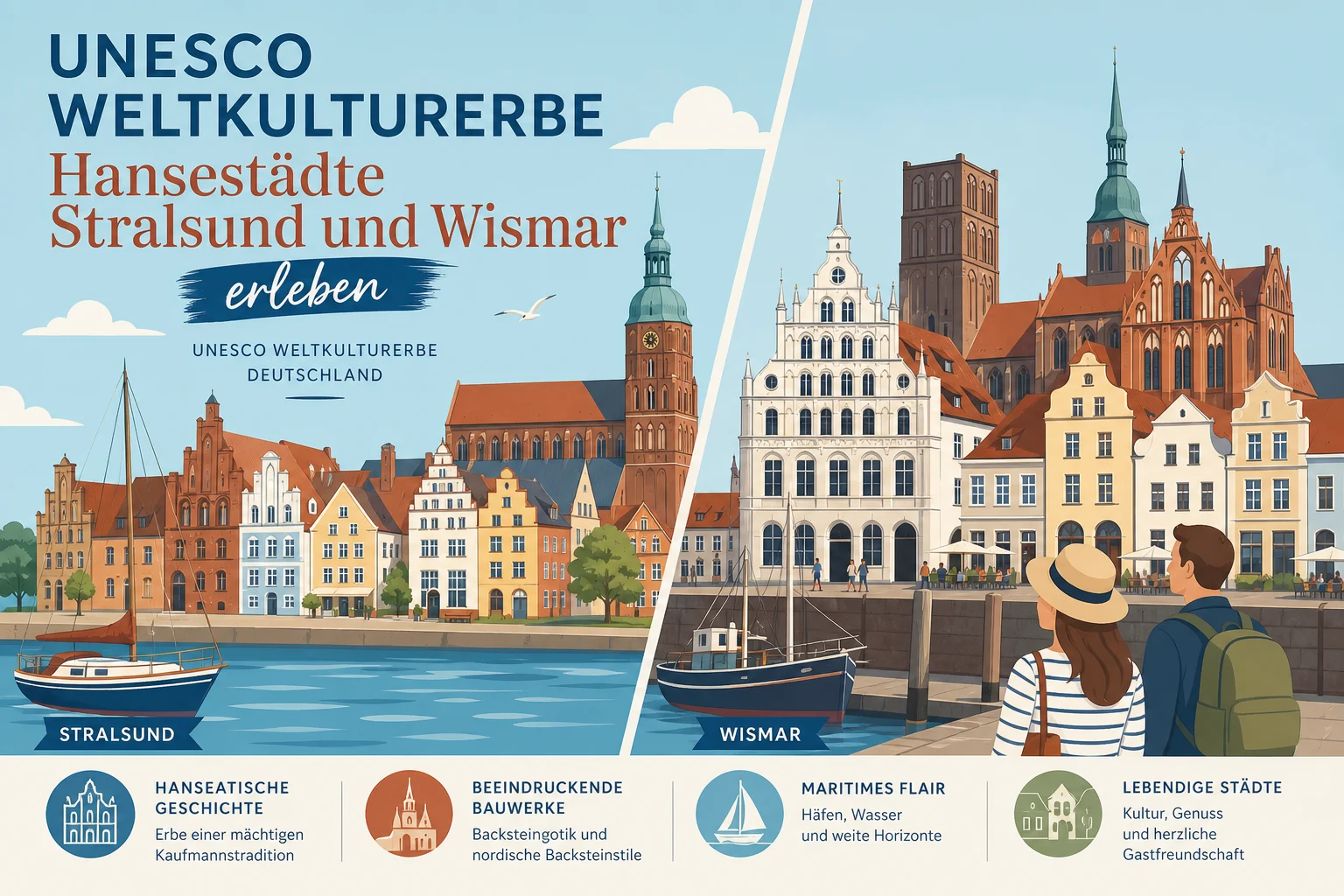 UNESCO-Weltkulturerbe Stralsund und Wismar erleben