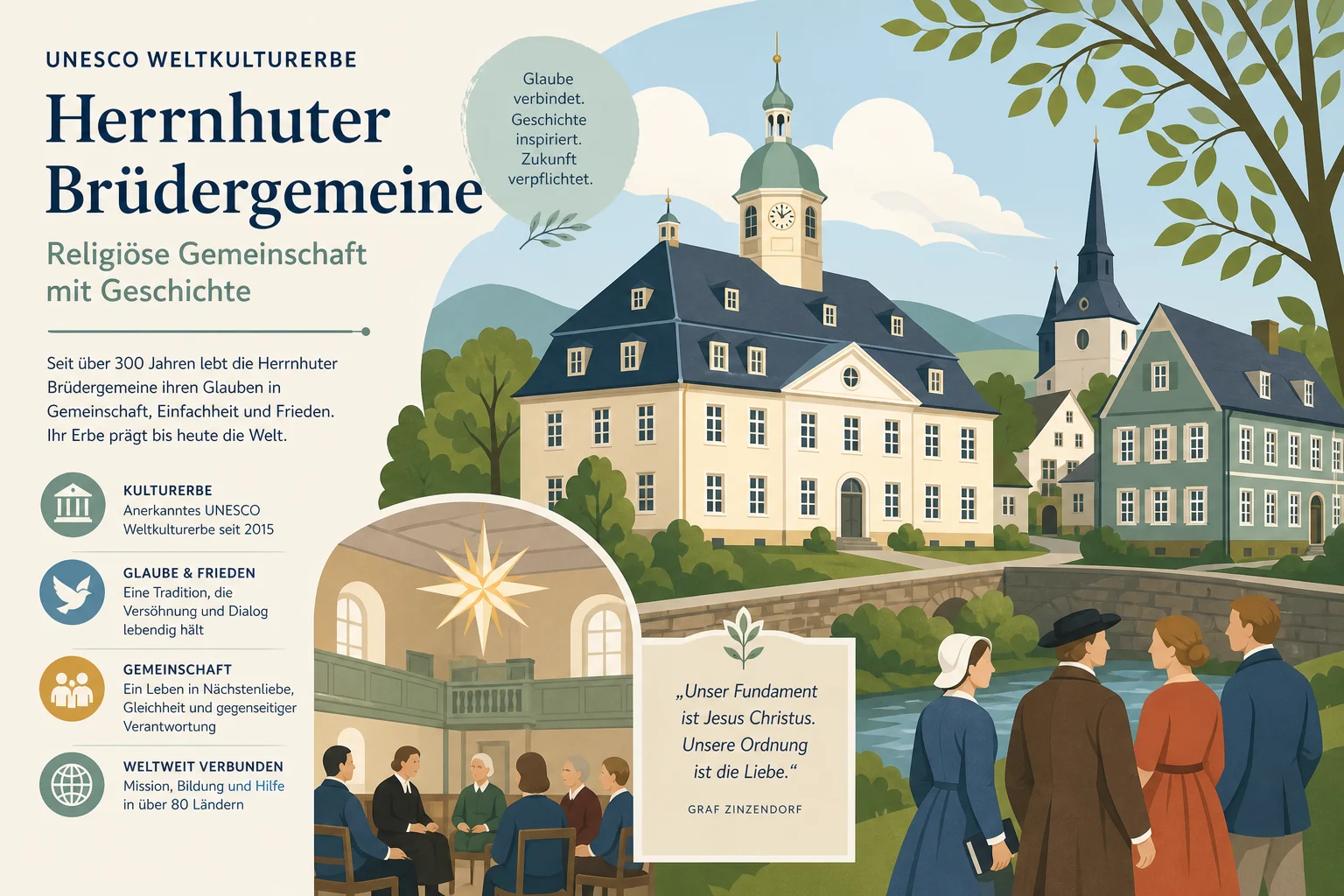 UNESCO Weltkulturerbe Herrnhuter Brüdergemeine