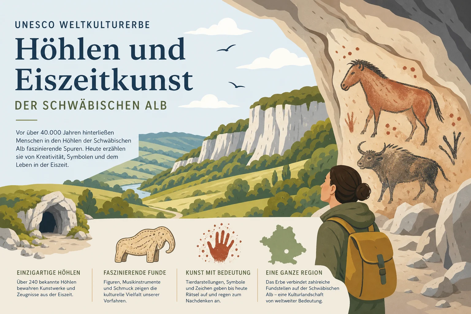 UNESCO Weltkulturerbe Höhlen und Eiszeitkunst der Schwäbischen Alb