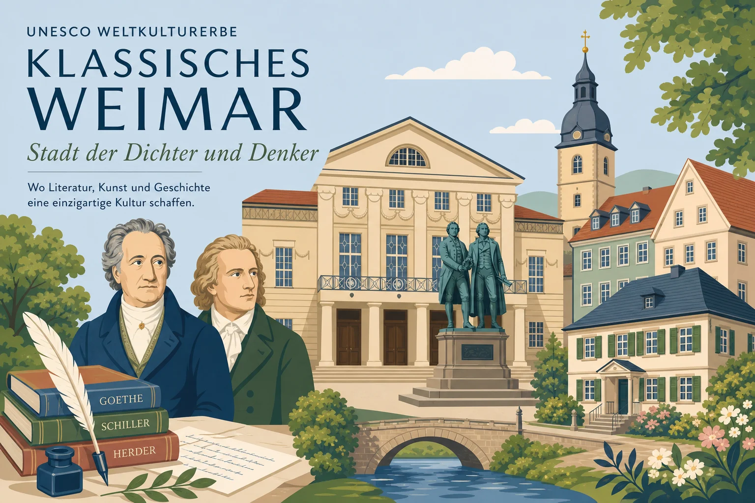 UNESCO Weltkulturerbe Klassisches Weimar – Stadt der Dichter und Denker
