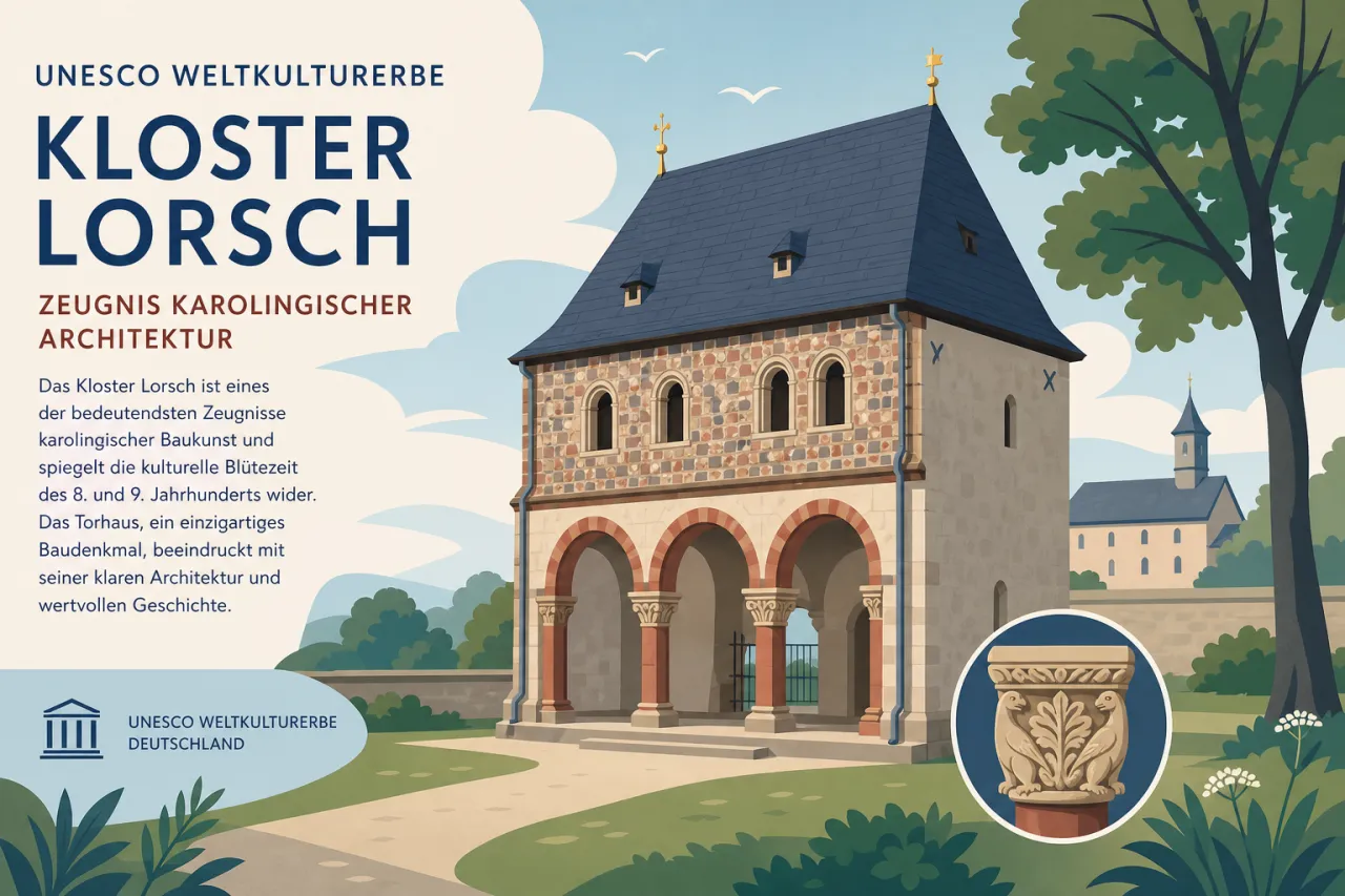 UNESCO Weltkulturerbe Kloster Lorsch – Zeugnis karolingischer Architektur