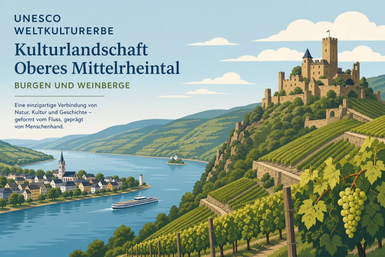 UNESCO Weltkulturerbe Kulturlandschaft Oberes Mittelrheintal – Burgen und Weinberge