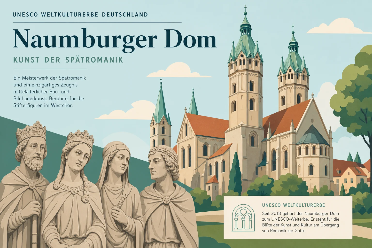 UNESCO Weltkulturerbe Naumburger Dom – Kunst der Spätromanik