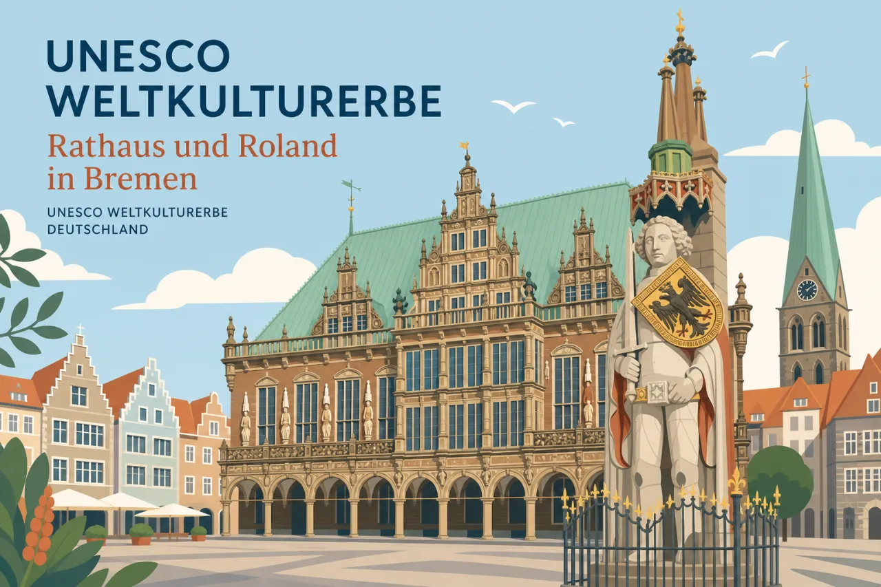 UNESCO Weltkulturerbe Rathaus und Roland in Bremen