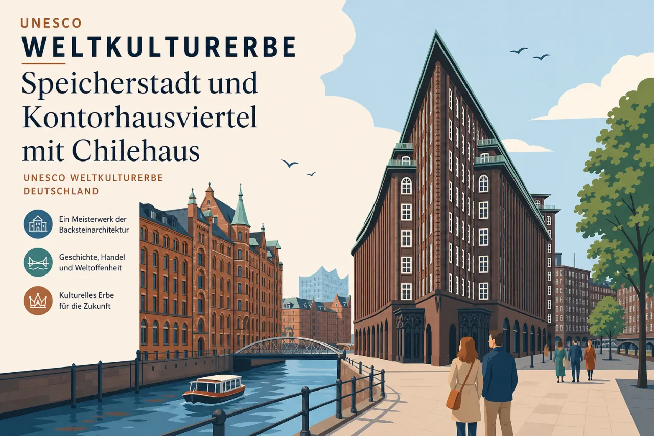 UNESCO Weltkulturerbe Speicherstadt und Kontorhausviertel mit Chilehaus