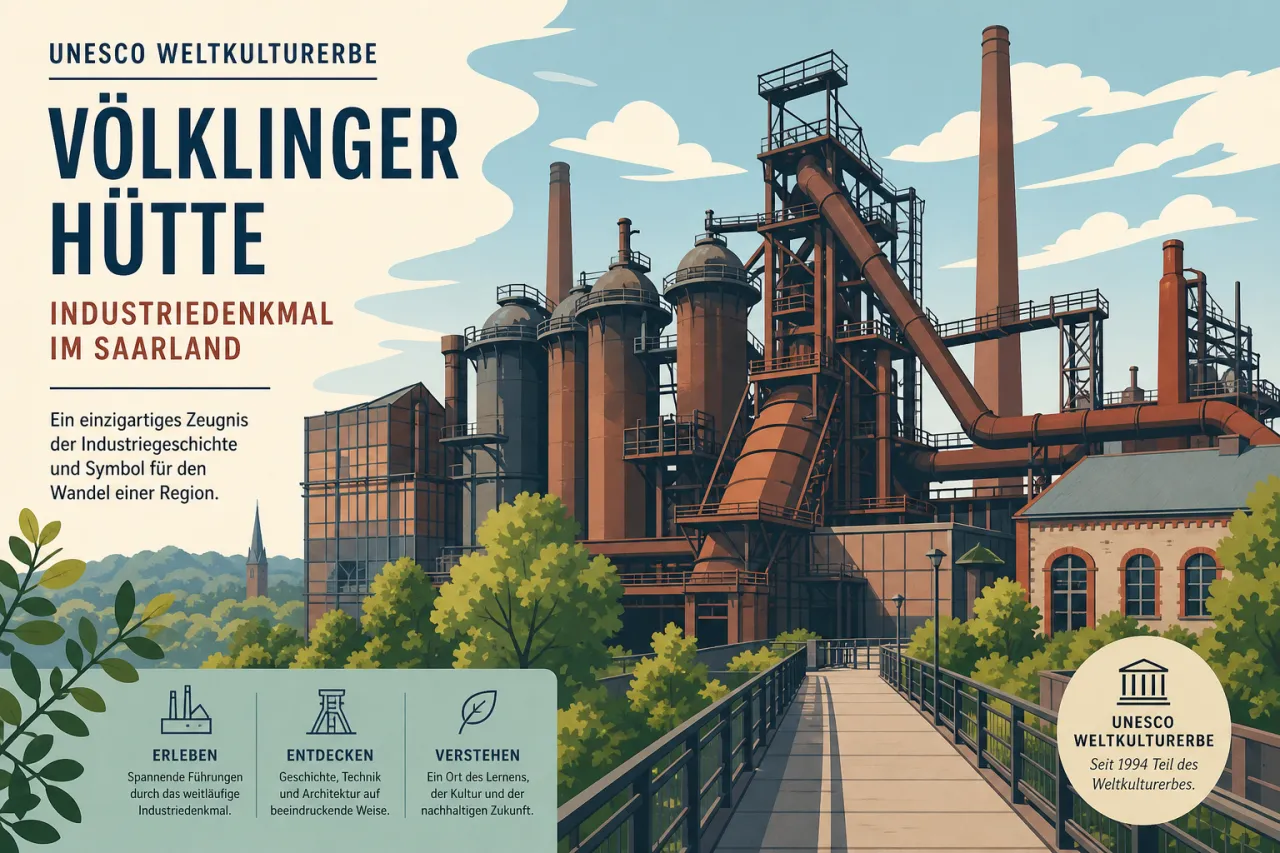 UNESCO Weltkulturerbe Völklinger Hütte – Industriedenkmal im Saarland