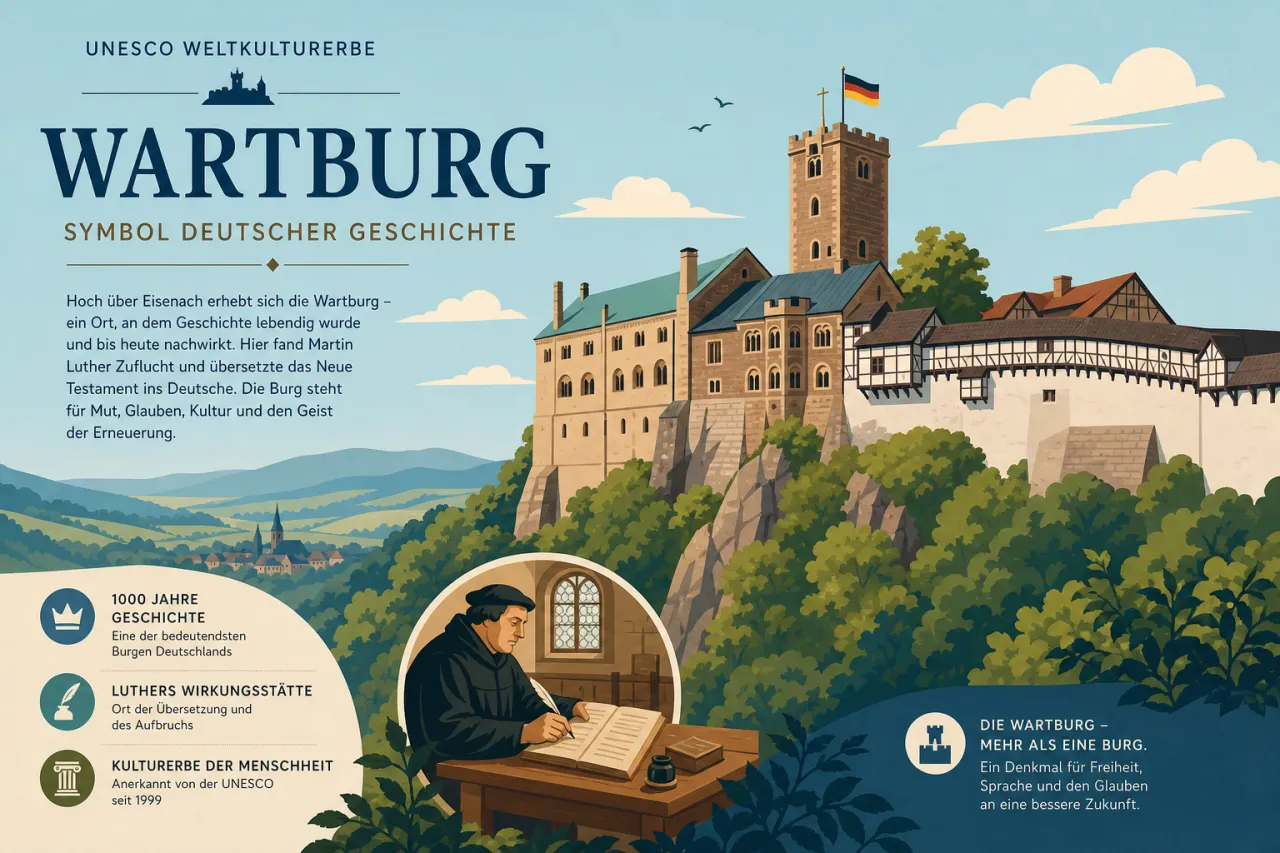 UNESCO Weltkulturerbe Wartburg – Symbol deutscher Geschichte
