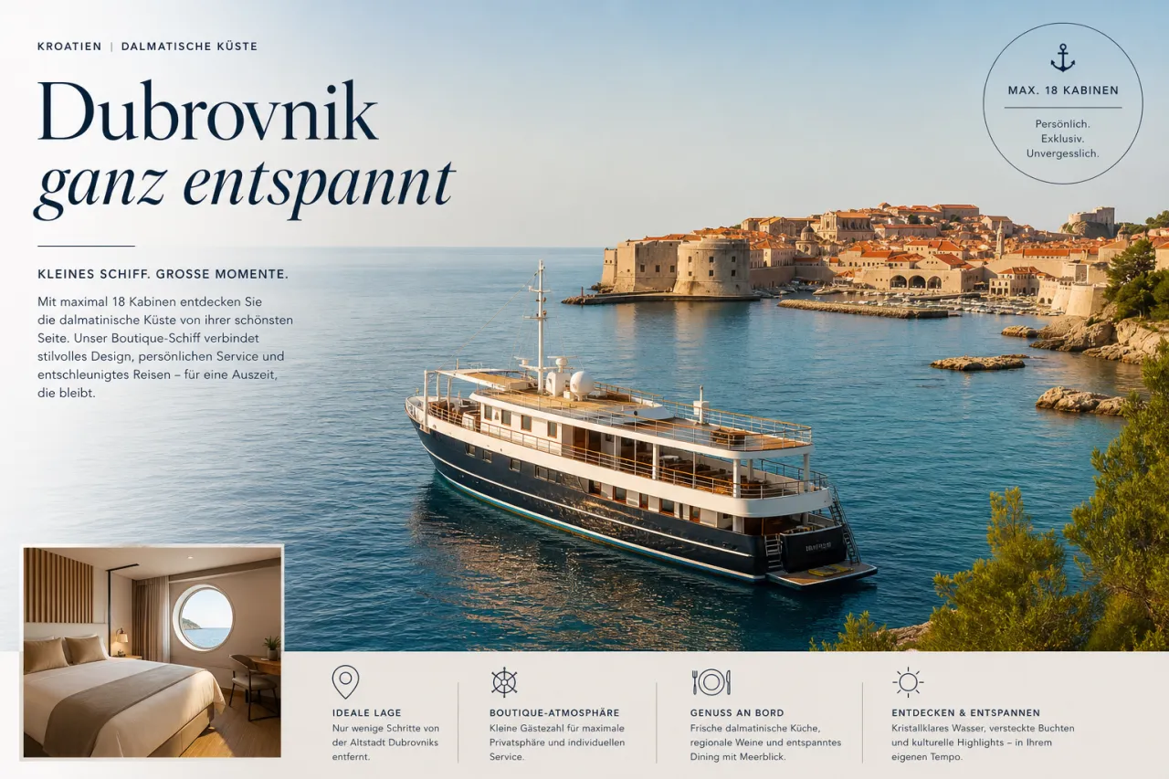 Unforgettable Croatia startet 2027 mit Michelin-Erlebnis an Bord