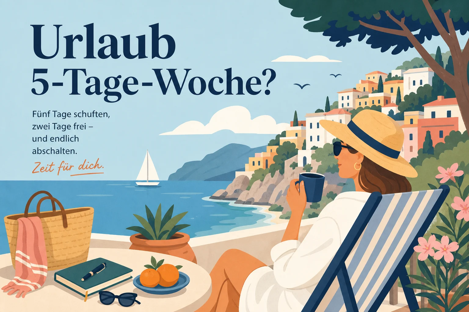 Urlaub in der 5-Tage-Woche: So zählst du Urlaubstage richtig