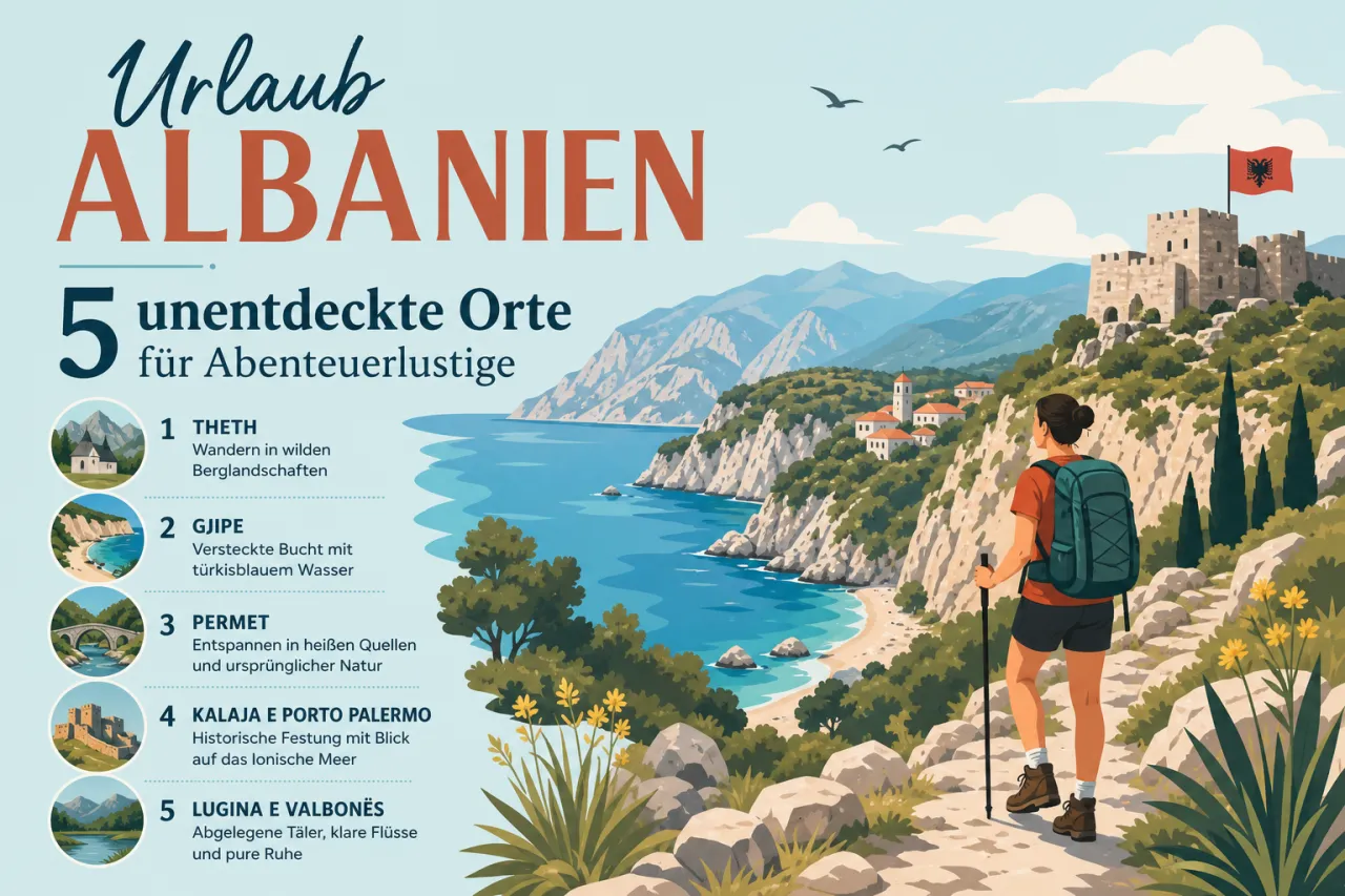 Urlaub Albanien: 5 unentdeckte Orte für Abenteuerlustige