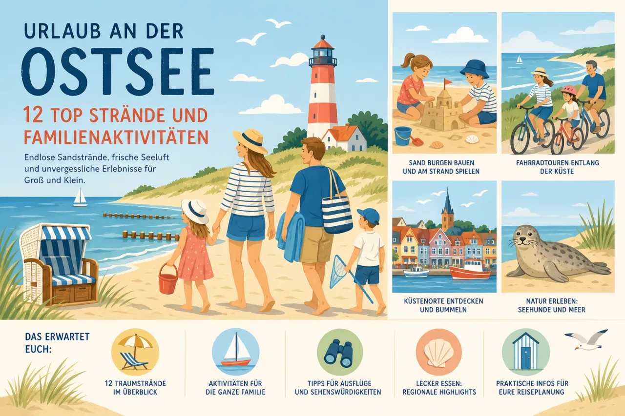 Urlaub an der Ostsee: 12 Top Strände und Familienaktivitäten