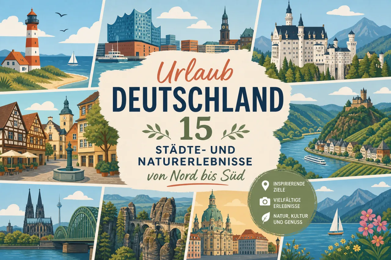 Urlaub Deutschland: 15 Städte- und Naturerlebnisse von Nord bis Süd