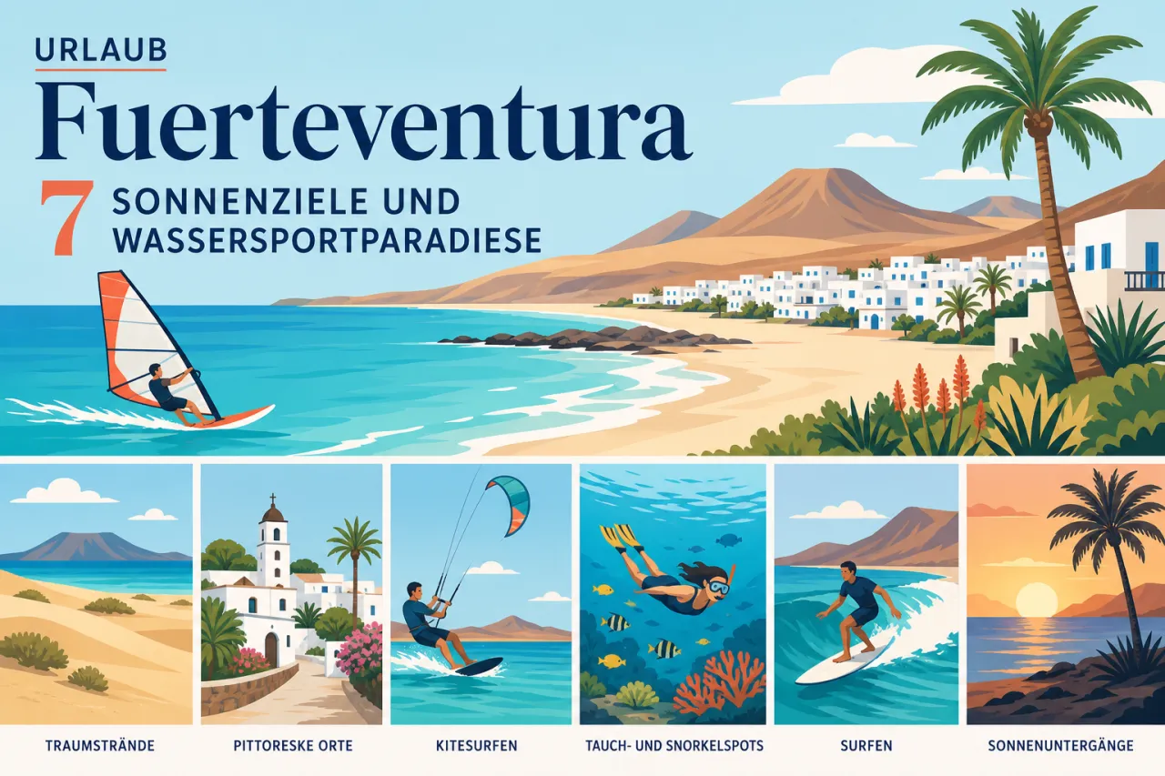 Urlaub Fuerteventura: 7 Sonnenziele und Wassersportparadiese