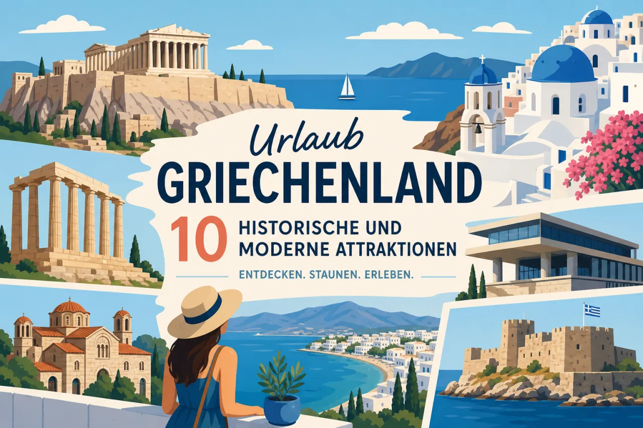 Urlaub Griechenland: 10 historische und moderne Attraktionen