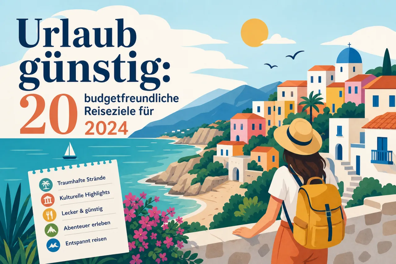 Urlaub günstig: 20 budgetfreundliche Reiseziele für 2024