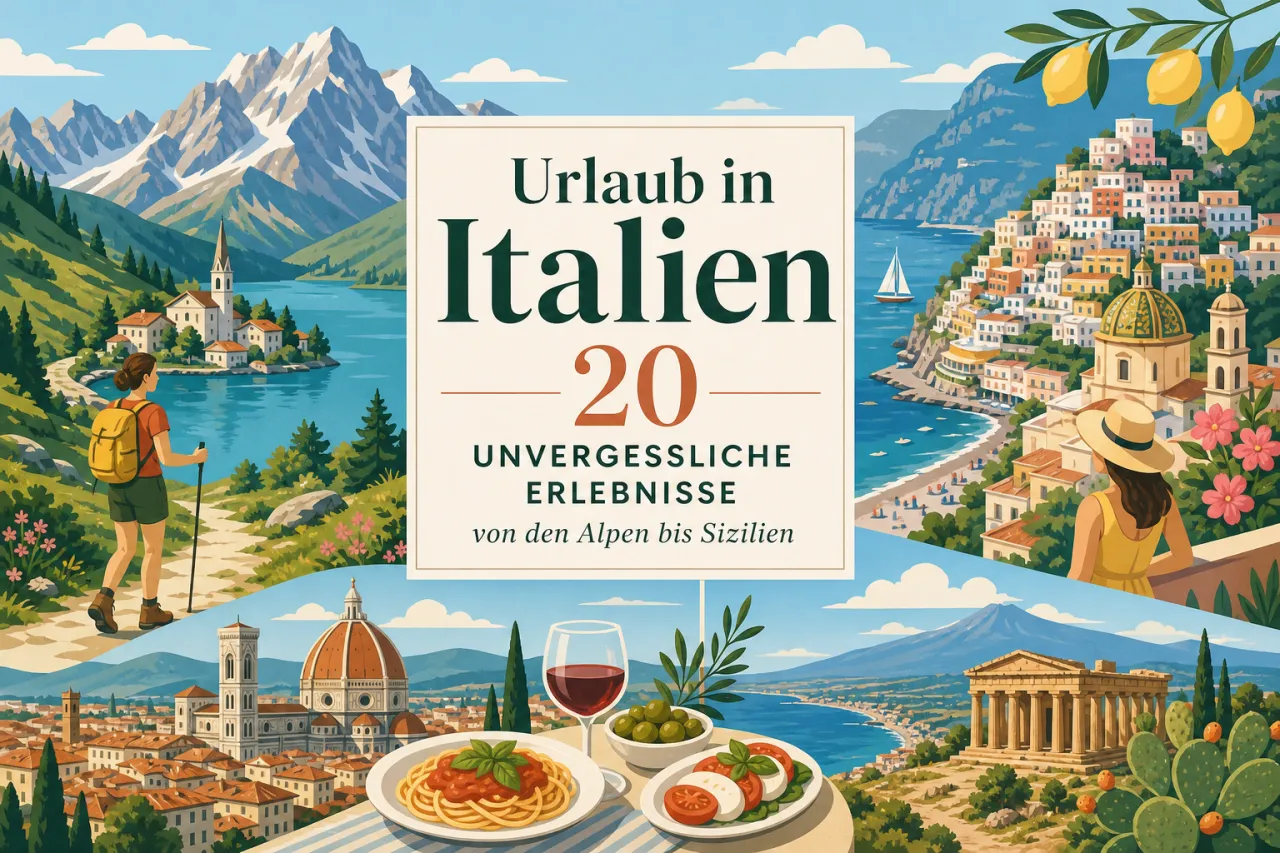 Urlaub in Italien: 20 unvergessliche Erlebnisse von den Alpen bis Sizilien