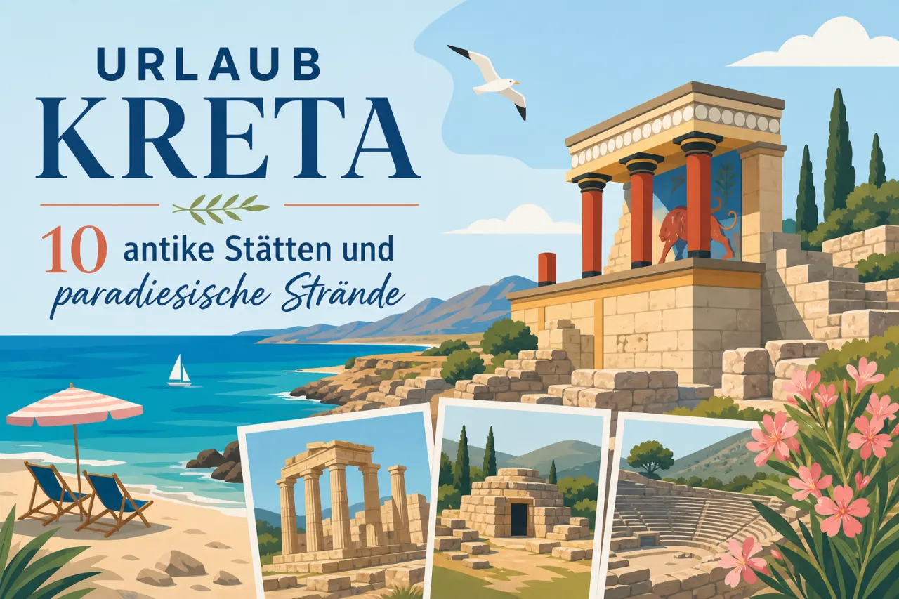 Urlaub Kreta: 10 antike Stätten und paradiesische Strände