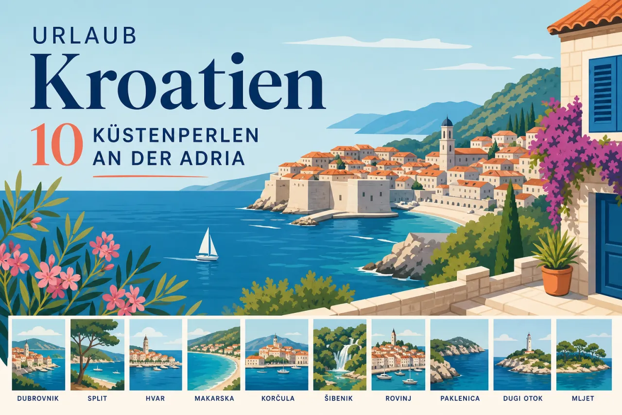 Urlaub Kroatien: 10 Küstenperlen an der Adria