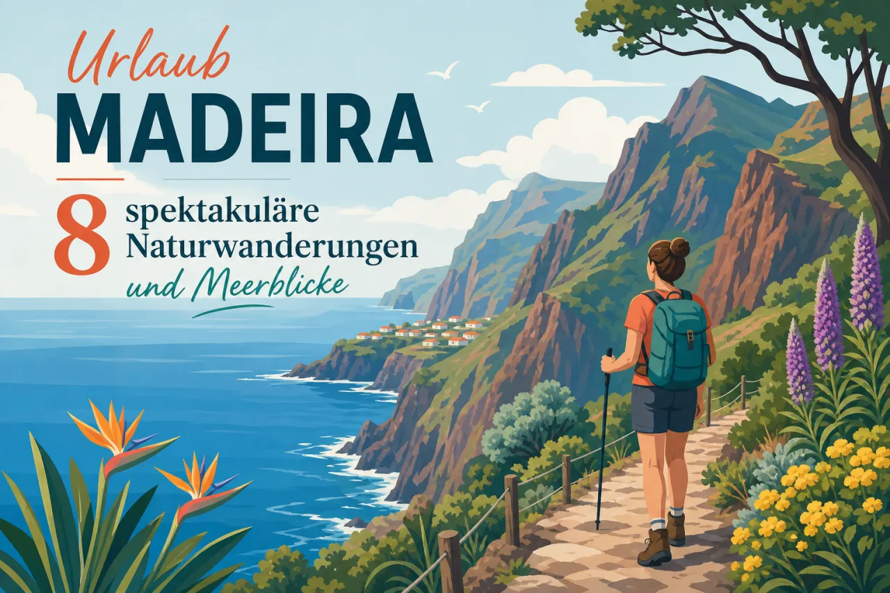 Urlaub Madeira: 8 Naturwanderungen mit Meerblick