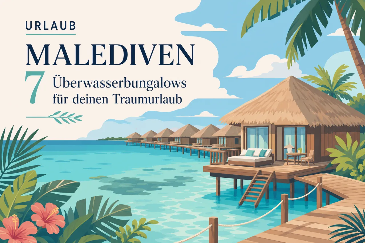 Urlaub Malediven: 7 Überwasserbungalows für deinen Traumurlaub