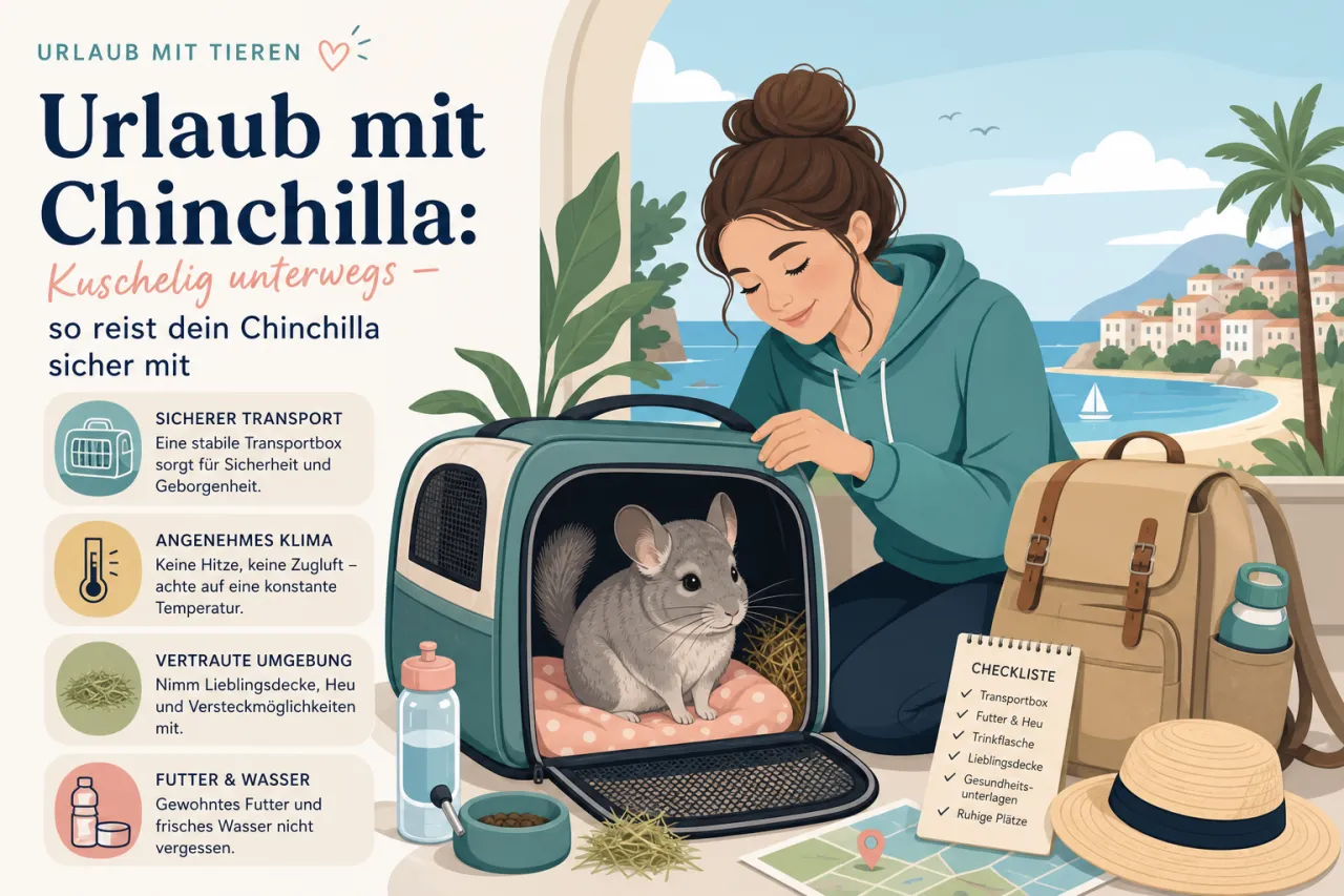 Urlaub mit Chinchilla: Kuschelig unterwegs – so reist dein Chinchilla sicher mit