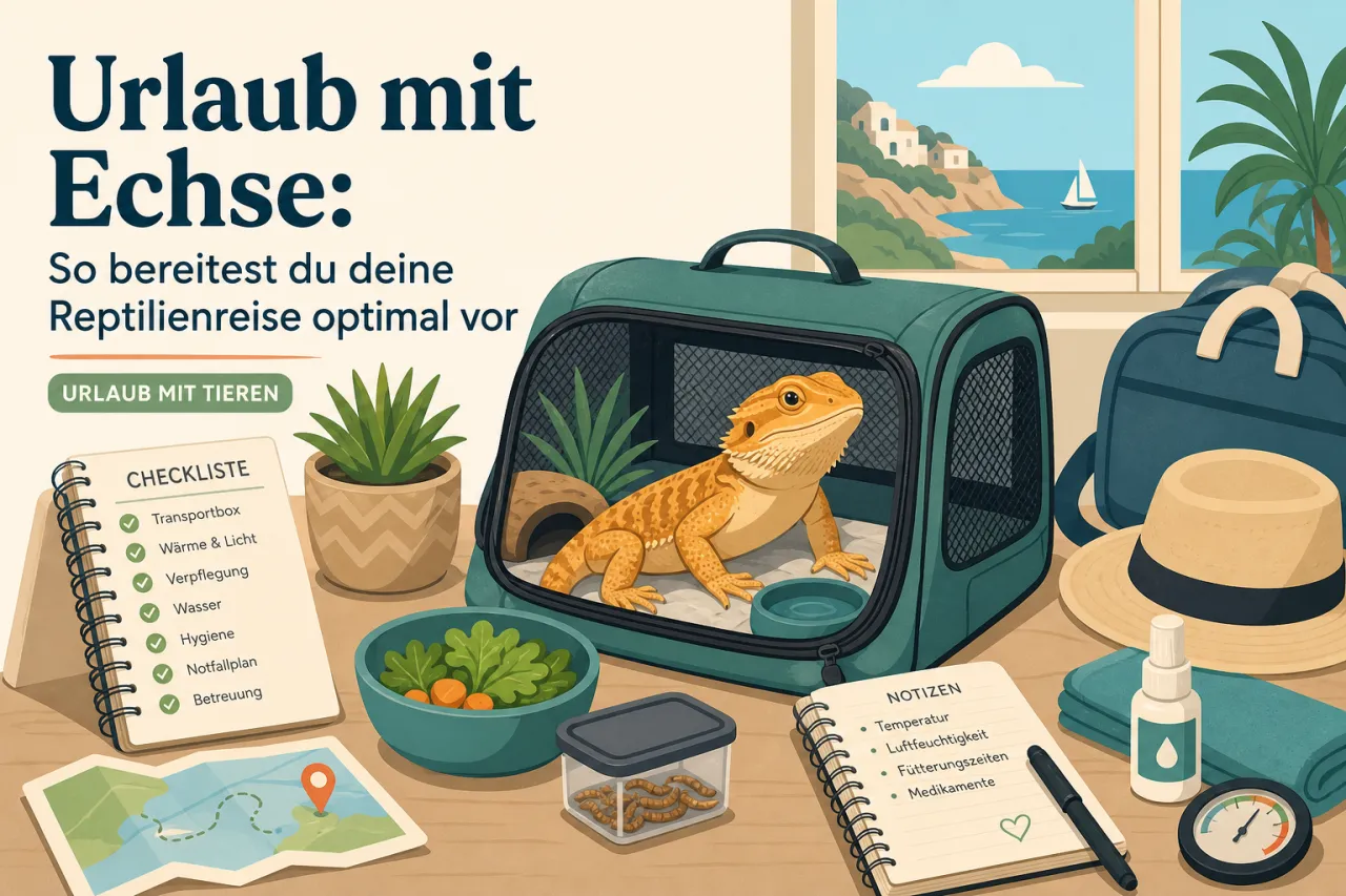 Urlaub mit Echse: So bereitest du deine Reptilienreise optimal vor