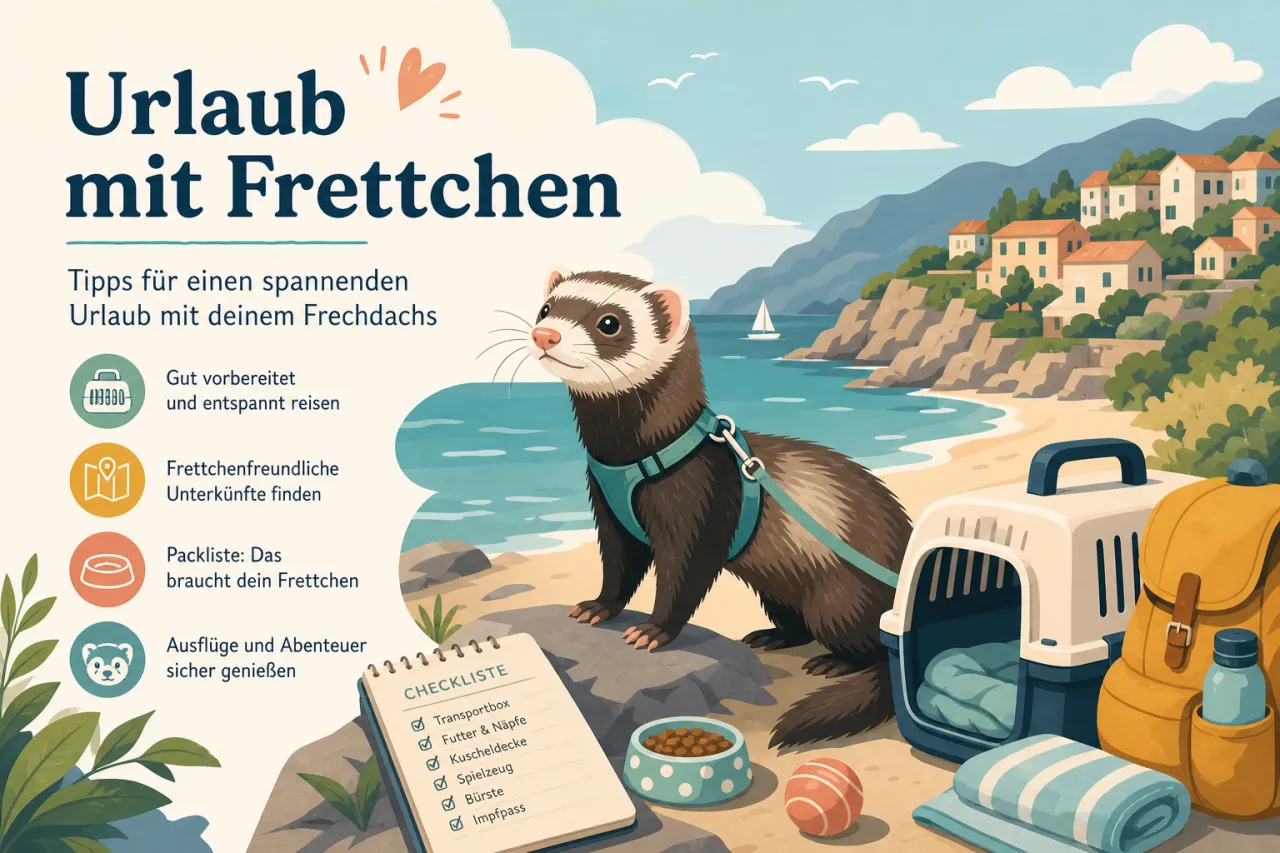 Urlaub mit Frettchen: Tipps für einen spannenden Urlaub mit deinem Frechdachs