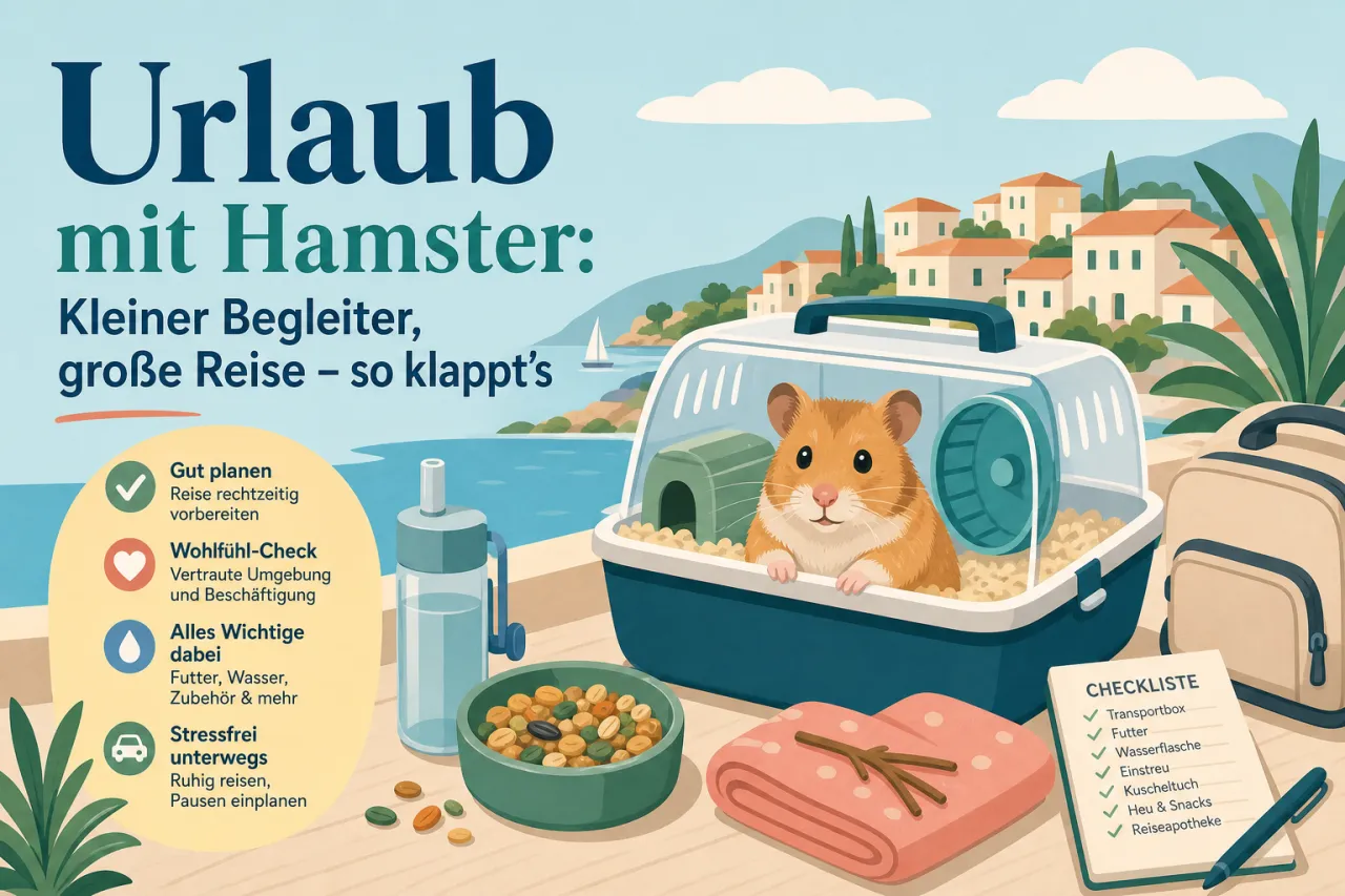 Urlaub mit Hamster: Kleine Begleiter, große Reise – so klappt''s