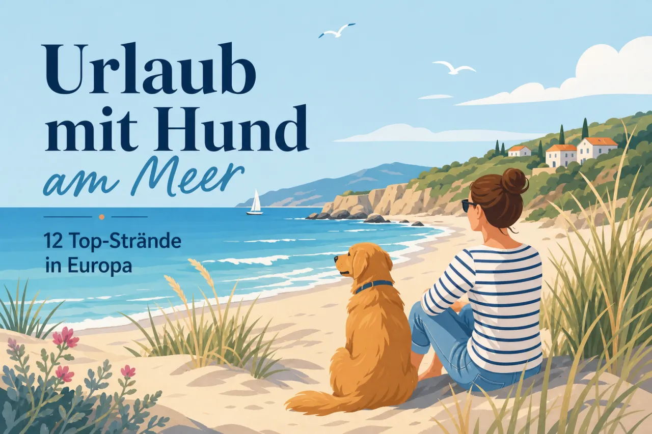 Urlaub mit Hund am Meer: 12 Top-Strände in Europa