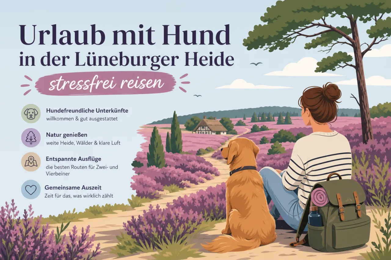 Urlaub mit Hund in der Lüneburger Heide: stressfrei reisen