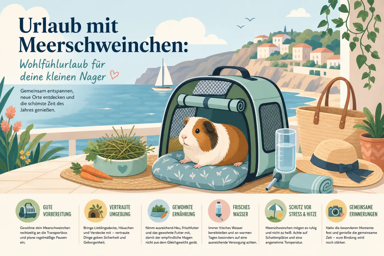 Urlaub mit Meerschweinchen: Wohlfühlurlaub für deine kleinen Nager