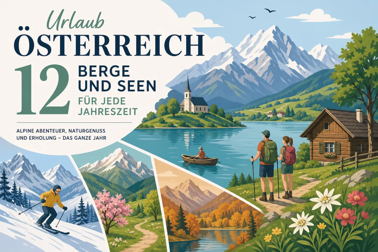 Urlaub Österreich: 12 Berge und Seen für jede Jahreszeit