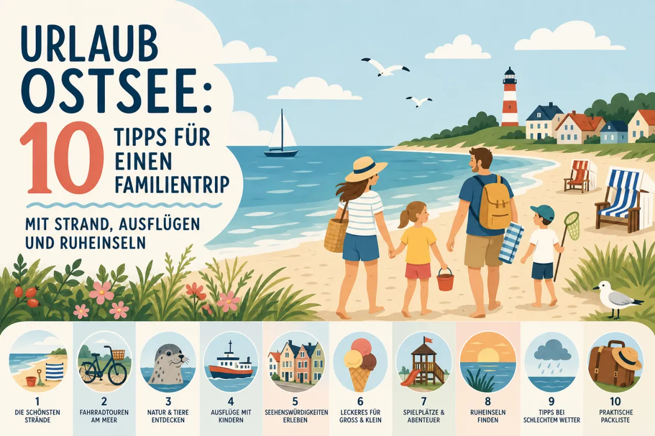 Urlaub Ostsee: 10 Tipps für einen Familientrip mit Strand, Ausflügen und Ruheinseln