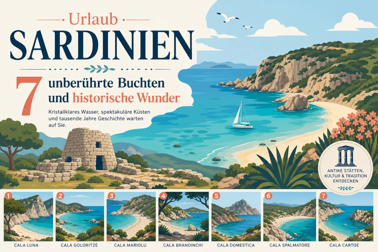 Urlaub Sardinien: 7 unberührte Buchten und historische Wunder