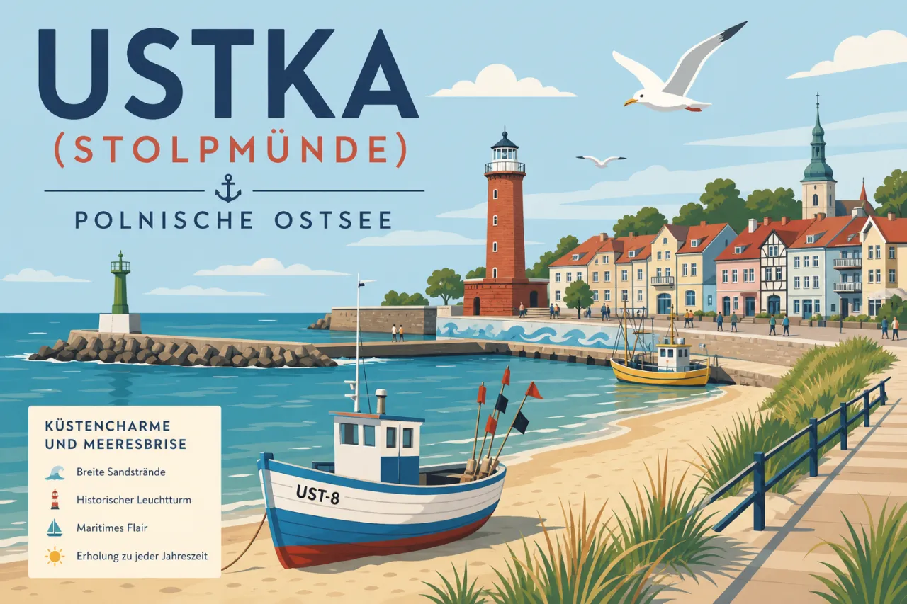 Ustka (Stolpmünde) - Polnische Ostsee