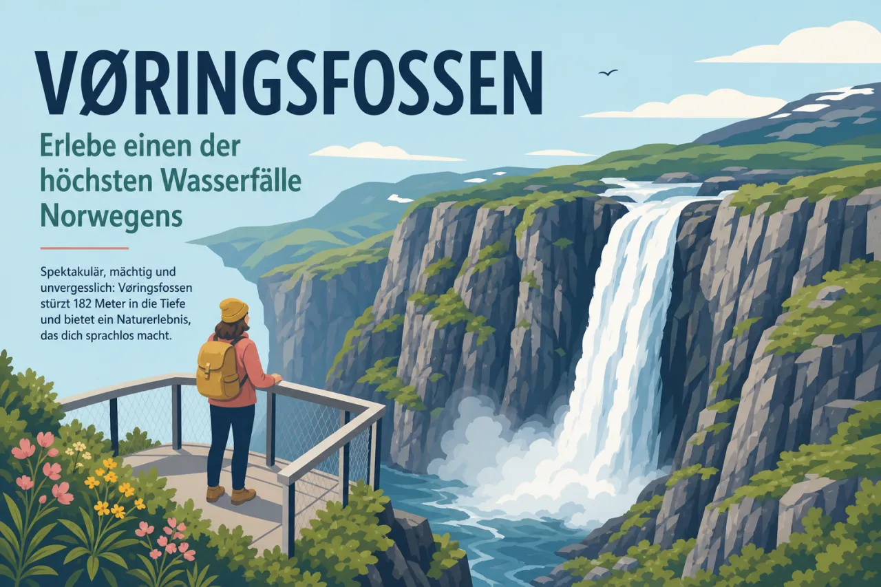 Vøringsfossen: Erlebe einen der höchsten Wasserfälle Norwegens