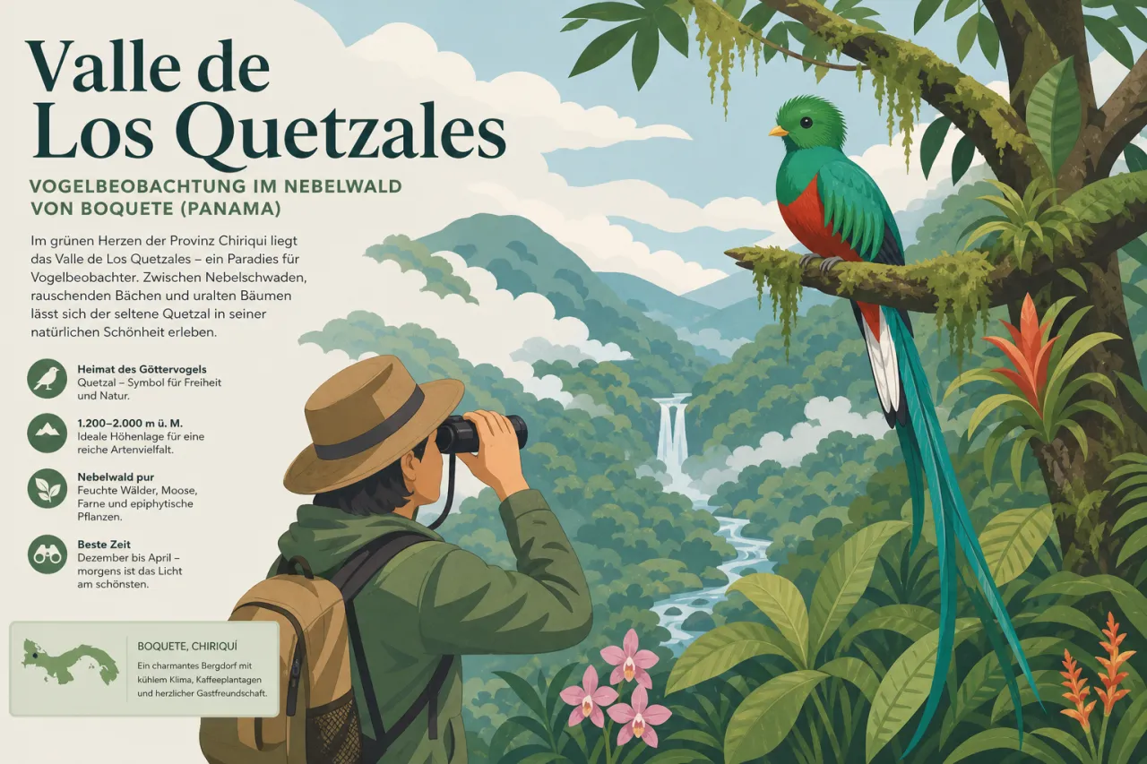 Valle de Los Quetzales: Vogelbeobachtung im Nebelwald von Boquete