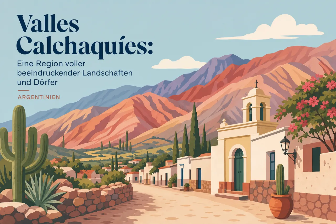 Valles Calchaquíes: Region im Nordwesten Argentiniens mit Tälern, Dörfern und Weinrouten