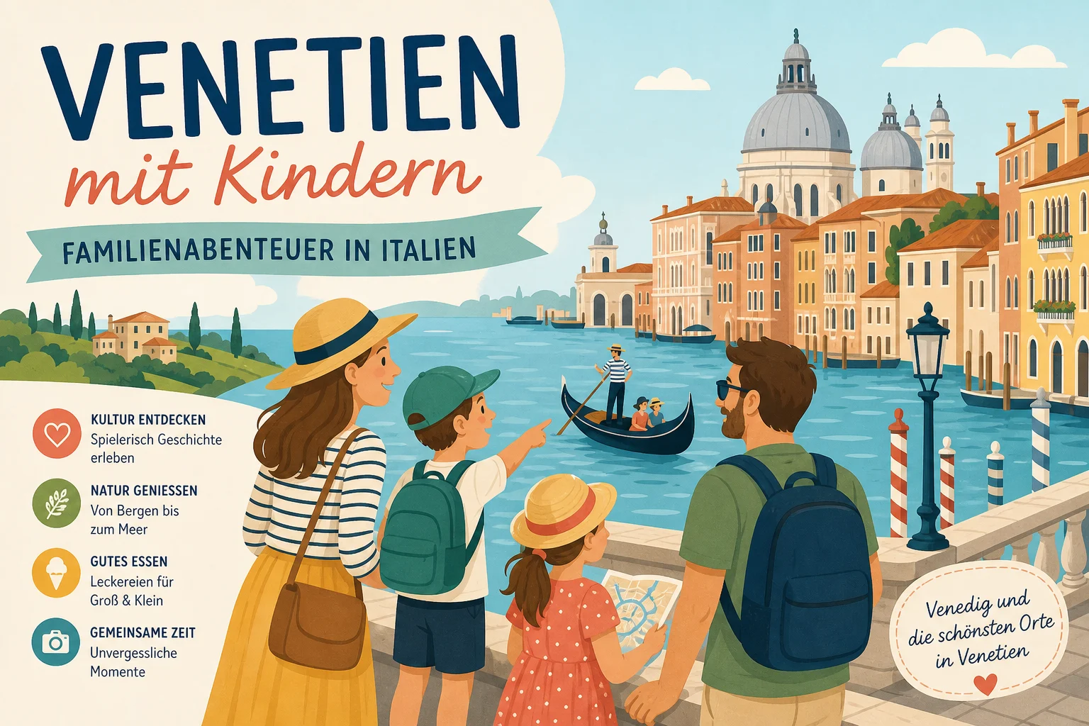 Venetien mit Kindern – Familienabenteuer in Italien