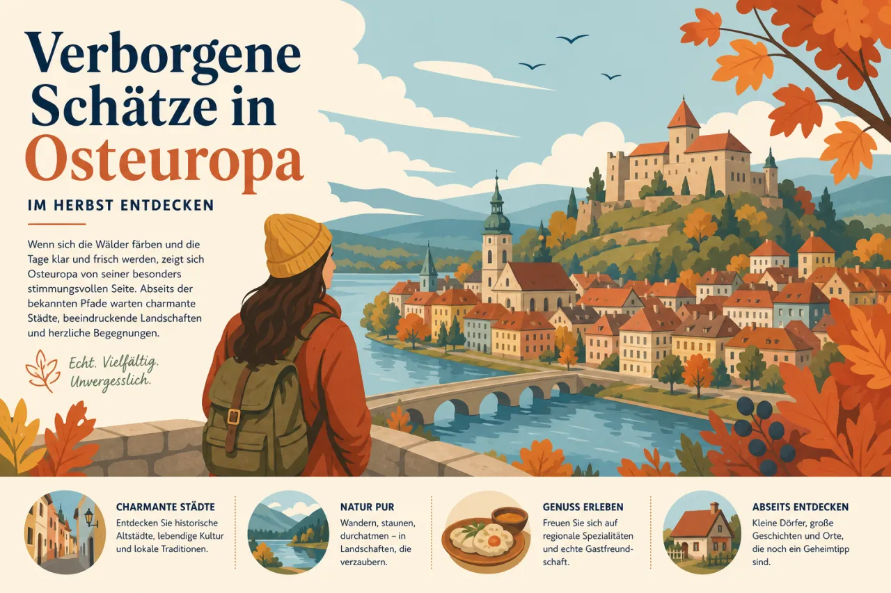 Verborgene Schätze in Osteuropa im Herbst entdecken