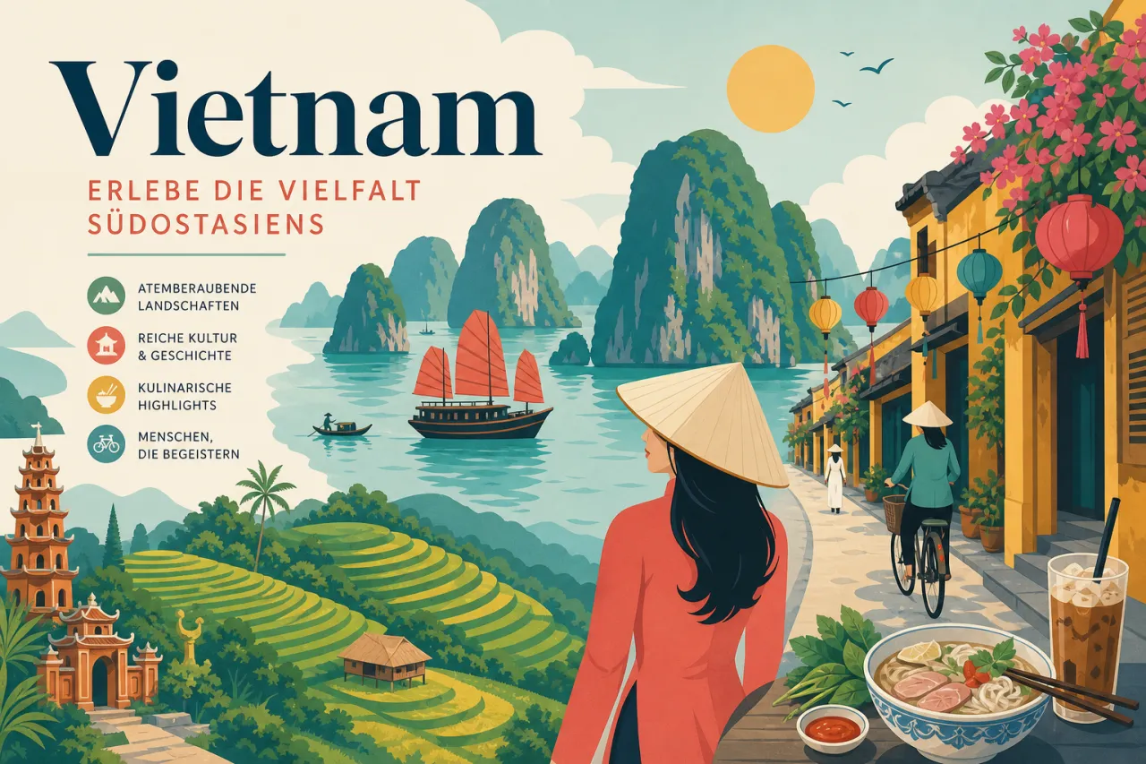 Vietnam: Erlebe die Vielfalt Südostasiens