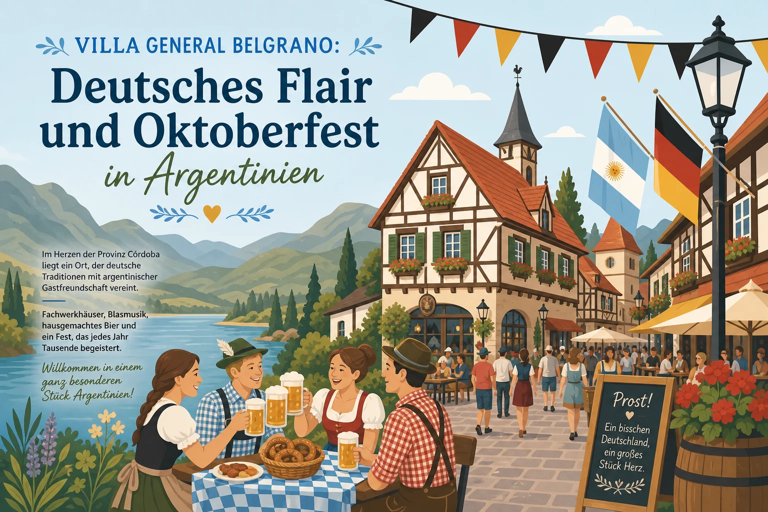 Villa General Belgrano: Deutsches Flair und Oktoberfest in Argentinien