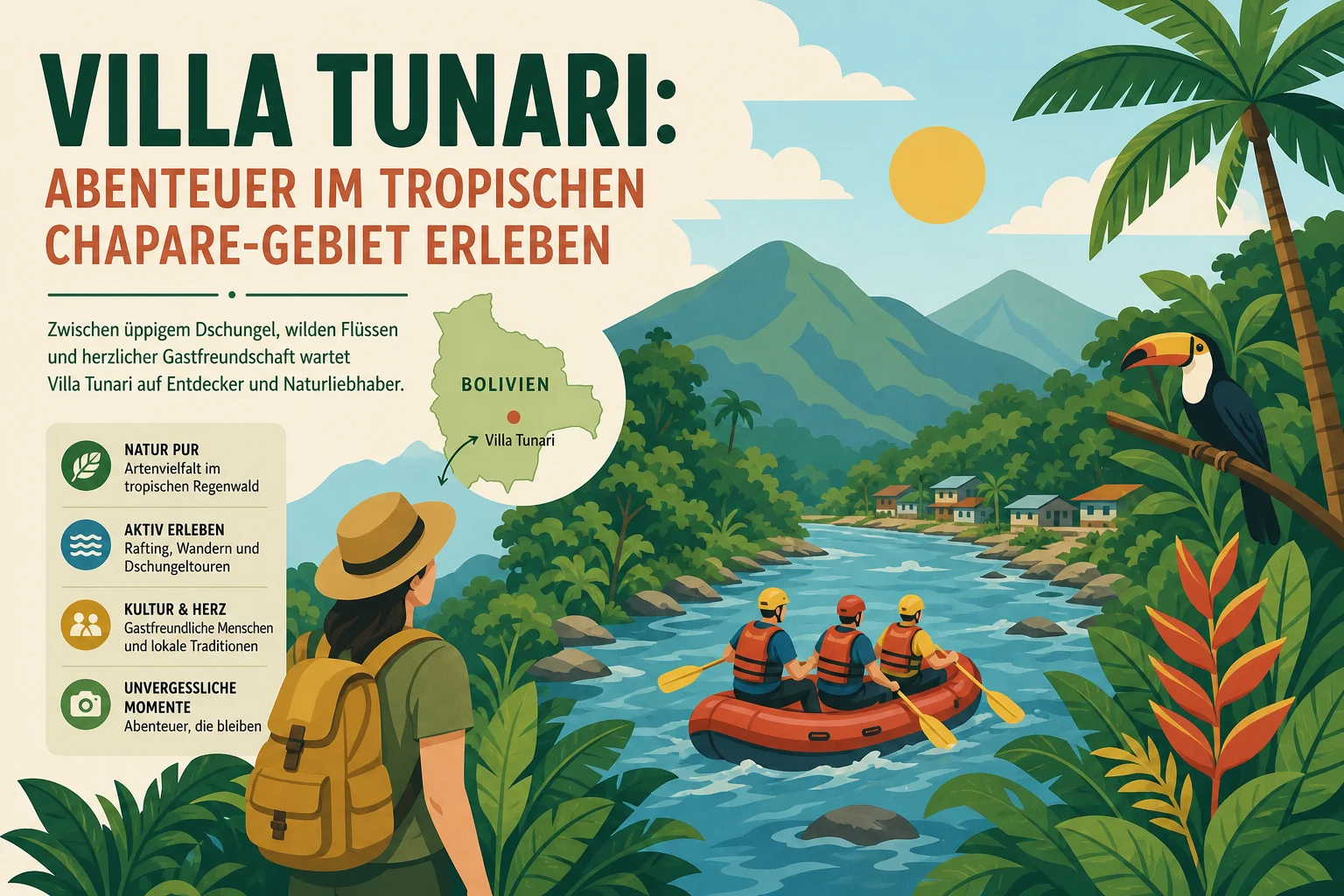Villa Tunari: Abenteuer im tropischen Chapare-Gebiet erleben