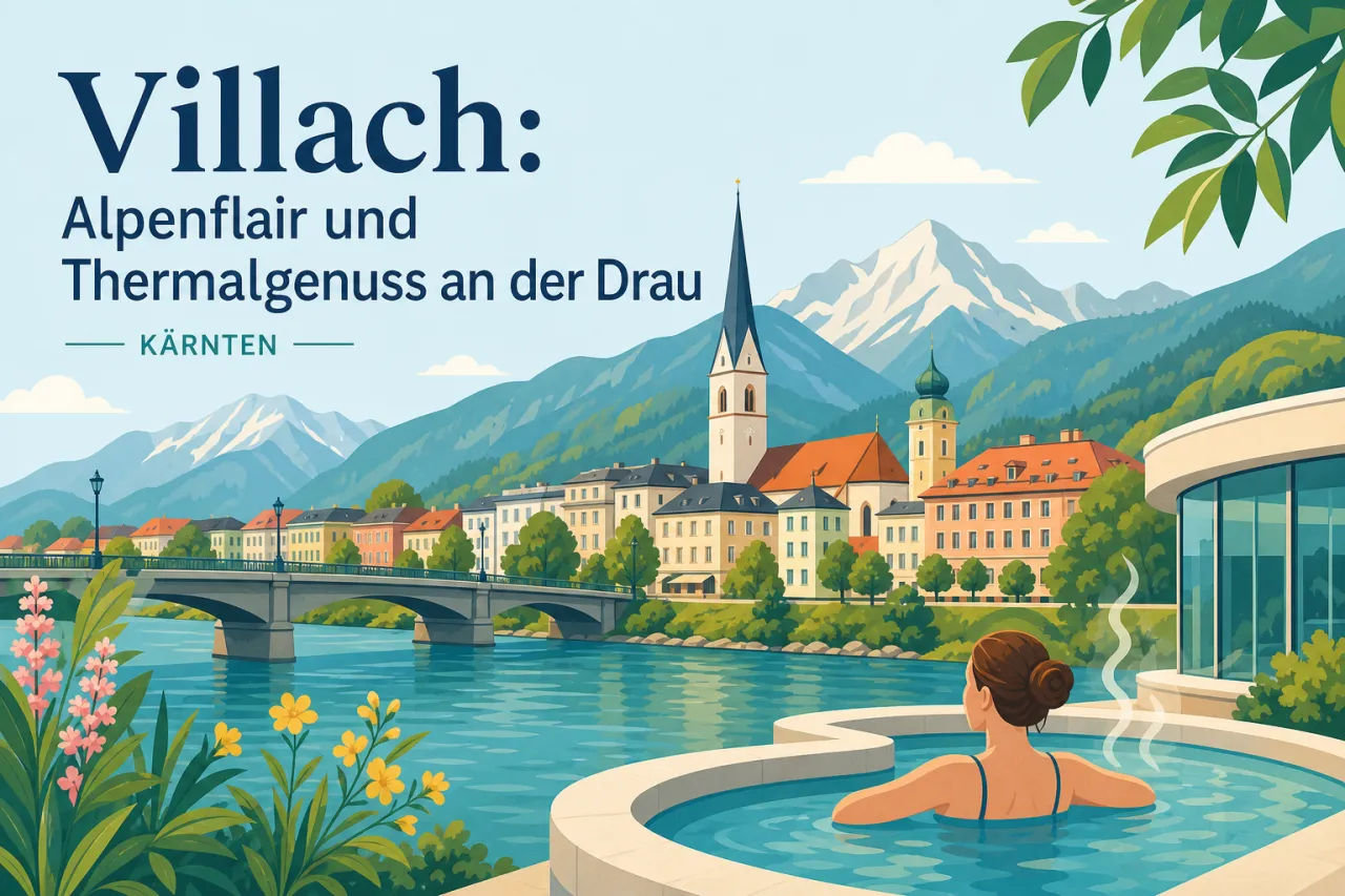 Villach: Alpenflair und Thermalgenuss an der Drau