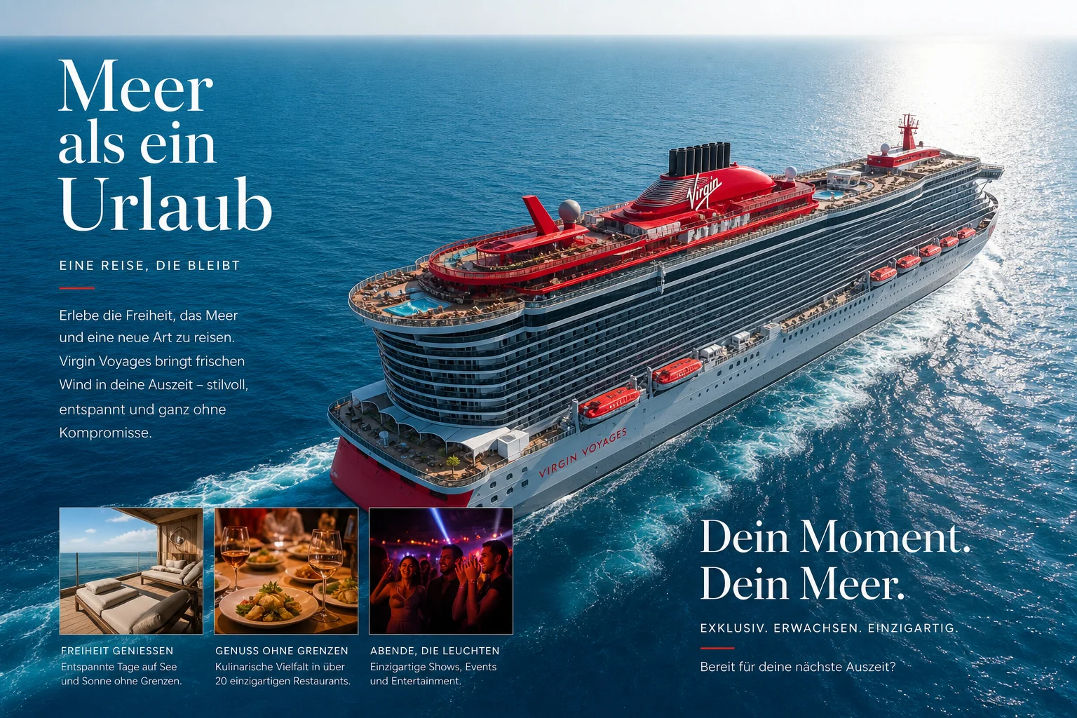 Virgin Voyages: Nachhaltigkeitsbericht 2024 zeigt Fortschritte bei Dekarbonisierung